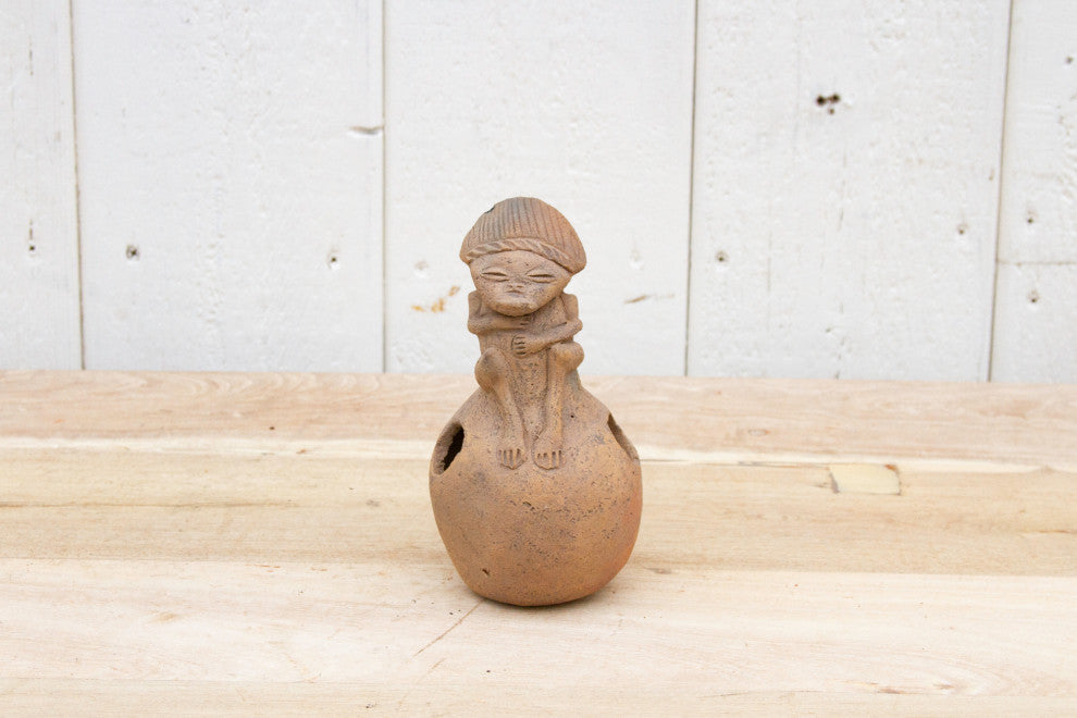 One-of-a-Kind Pre-Columbian Pottery Figure