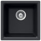 Houzer E-100 Quartztone 15-3/4" Undermount Single Basin Granite - Midnite