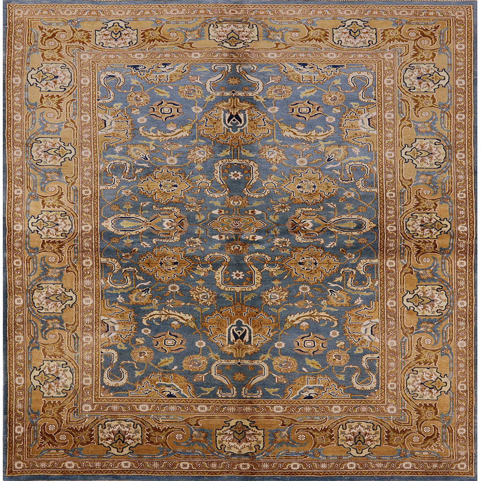 Ahgly Company Indoor Square Mid-Century Modern Area Rugs, 6' Square