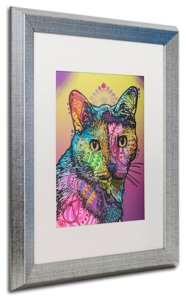 Dean Russo 'Sadie Custom 5' Matted Framed Art, Silver Frame, White Mat, 16x20