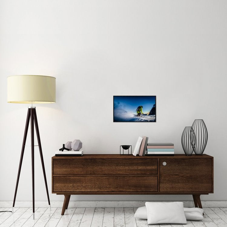 "Going Home For Dinner" Framed Canvas Giclee by Eric Verbiest, 23x14"