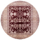 Ahgly Company Indoor Round Mid-Century Modern Area Rugs, 4' Round