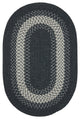 Colonial Mills North Ridge NG49 Charcoal Traditional Area Rug, Round 8'x8'