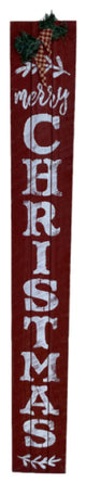 6"x48" Wooden Sign " Merry Christmas "