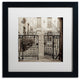 Alan Blaustein ''Avignon II'' Art, Black Frame, White Mat, 16x16