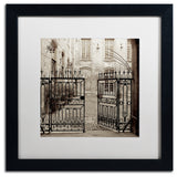 Alan Blaustein 'Avignon II' Art, Black Frame, White Mat, 16x16