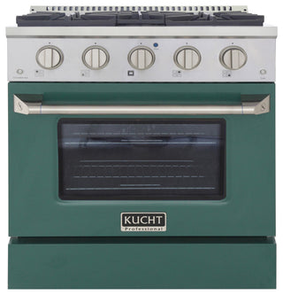 KUCHT Pro-Style 30" 4.2 cu. ft. Range, Green, Natural Gas
