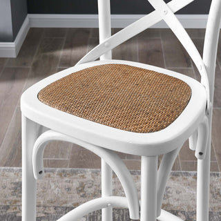 Gear Bar Stool, White