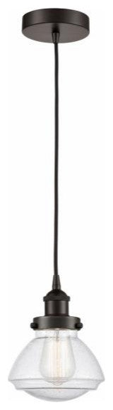 Innovations 616-1PH-OB-G324 1-Light Mini Pendant, Oil Rubbed Bronze
