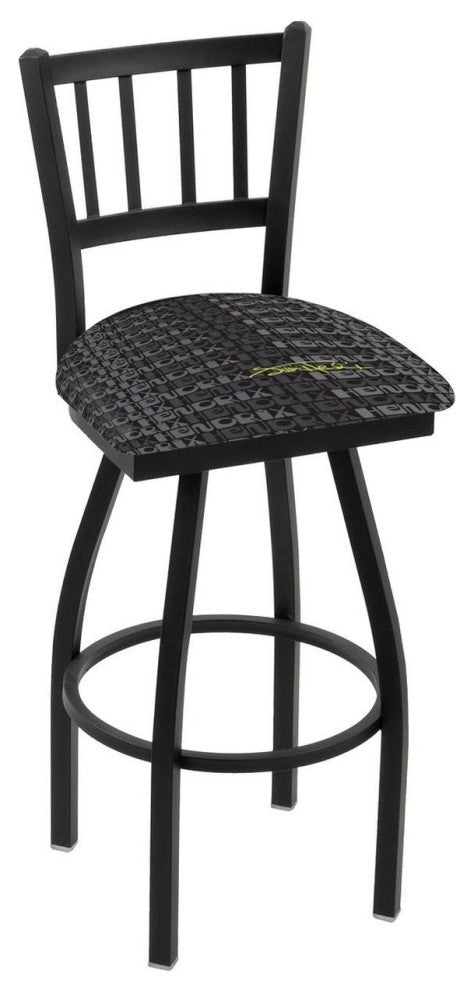 Holland L018 Jimi Hendrix 2-Tone 25" Counter Stool - Black