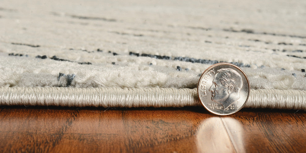 KAS Luna 7127 Nova Rug, Silver Gray, 9'10"x13'2"
