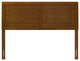 Headboard, King Size, Wood, Brown Walnut, Modern Mid-Century, Bedroom Master