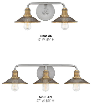 Hinkley Lighting 5292 Rigby 2 Light 19"W Bathroom Vanity Light - Polished