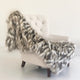 Plutus Tibet Faux Fox Handmade Luxury Throw