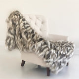 Plutus Tibet Faux Fox Handmade Luxury Throw