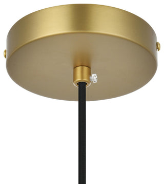 Elegant Lighting LD2260 Gene 7"W Mini Pendant - Satin Gold