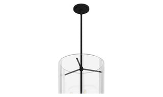 Hunter 52" Hartland Matte Black Ceiling Fan, LED Light Kit, Pull Chain