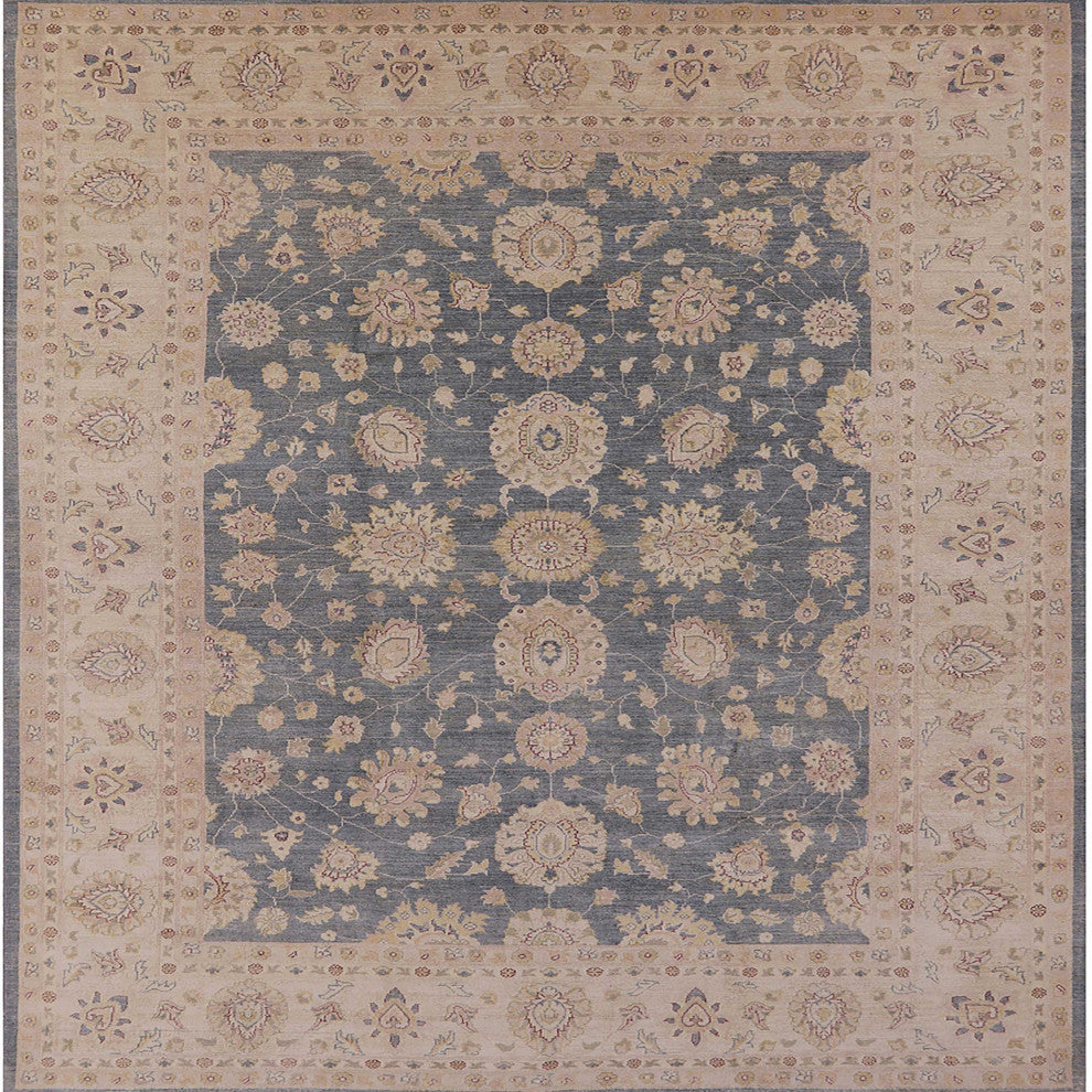 Ahgly Company Indoor Square Mid-Century Modern Area Rugs, 8' Square