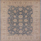Ahgly Company Indoor Square Mid-Century Modern Area Rugs, 8' Square