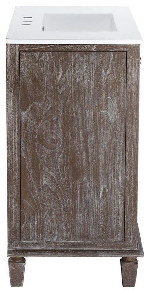 Lilo 36" Bathroom Vanity Gray White -5111