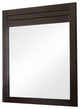 Acme Panang Mirror With Mahogany Frame