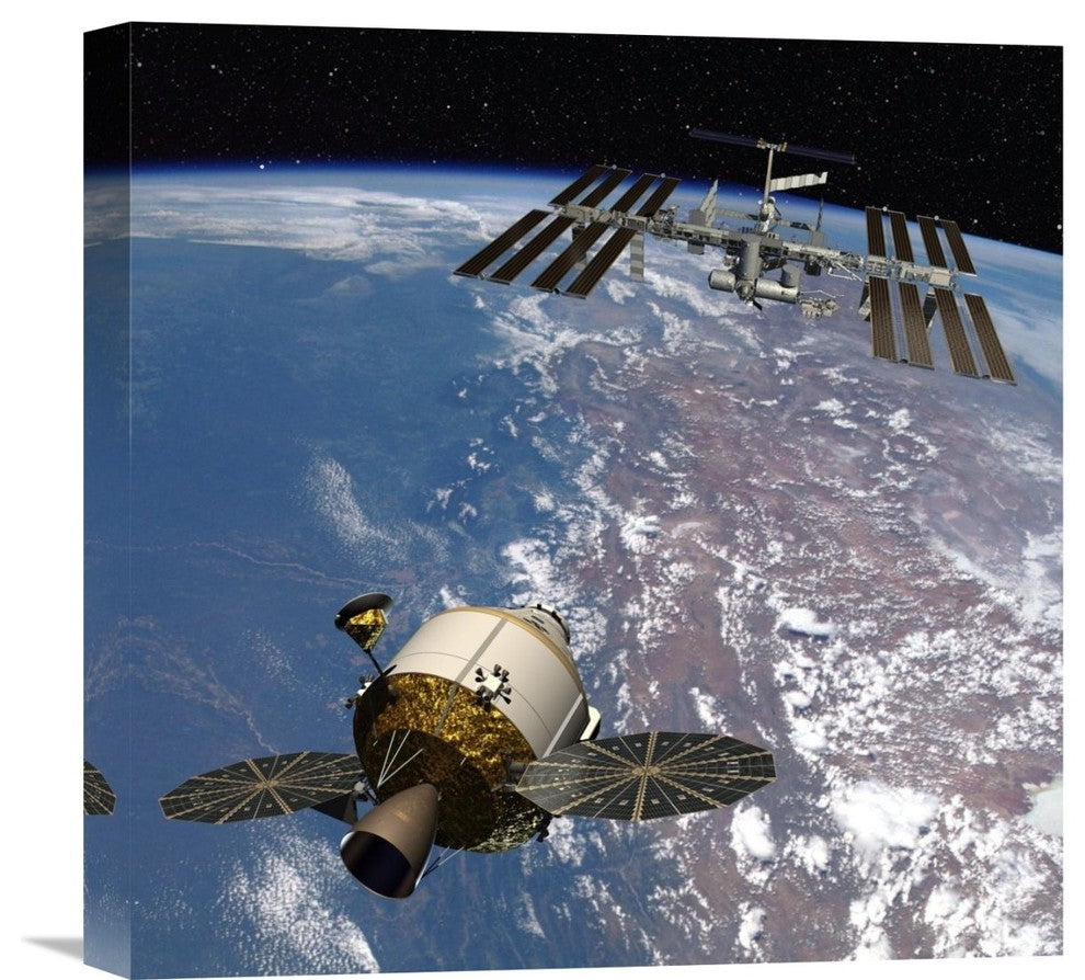 "Orion Docking at the International Space Station" Artwork