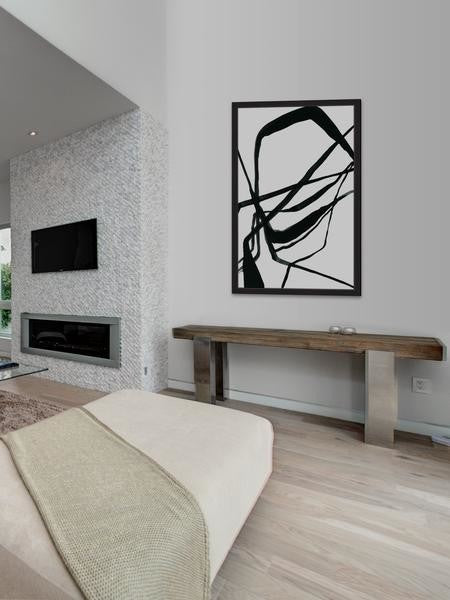 "Nameless" Framed Painting Print, 12"x18"