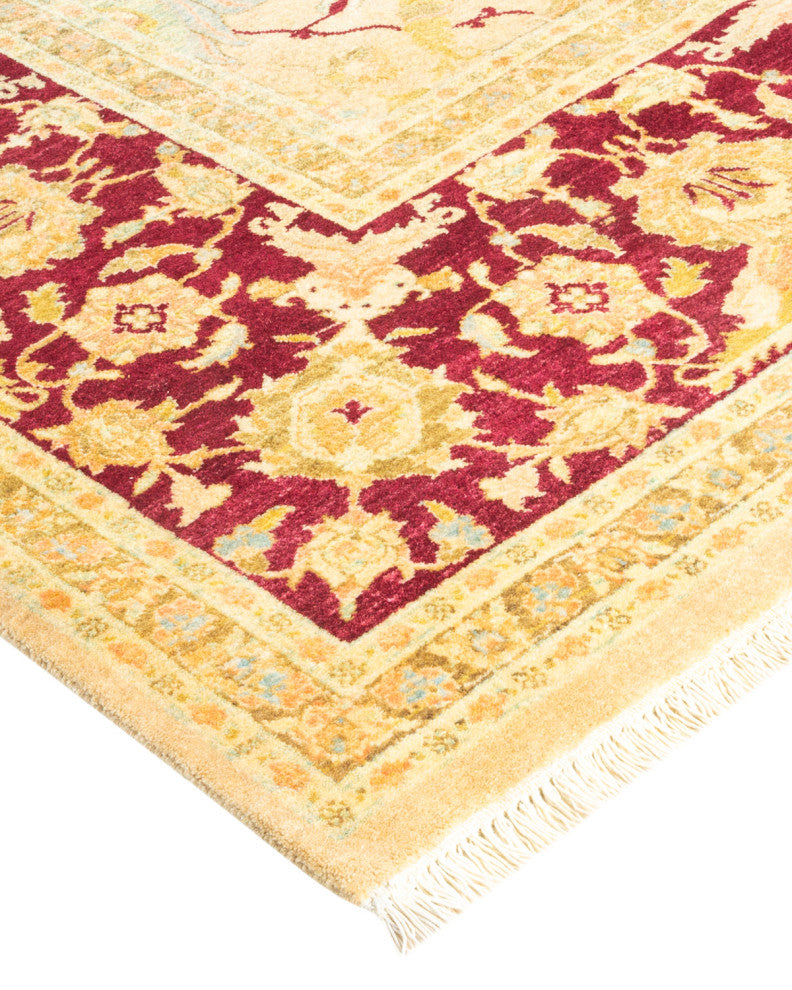 Mogul, One-of-a-Kind Hand-Knotted Area Rug Yellow, 8' 0" x 16' 10"