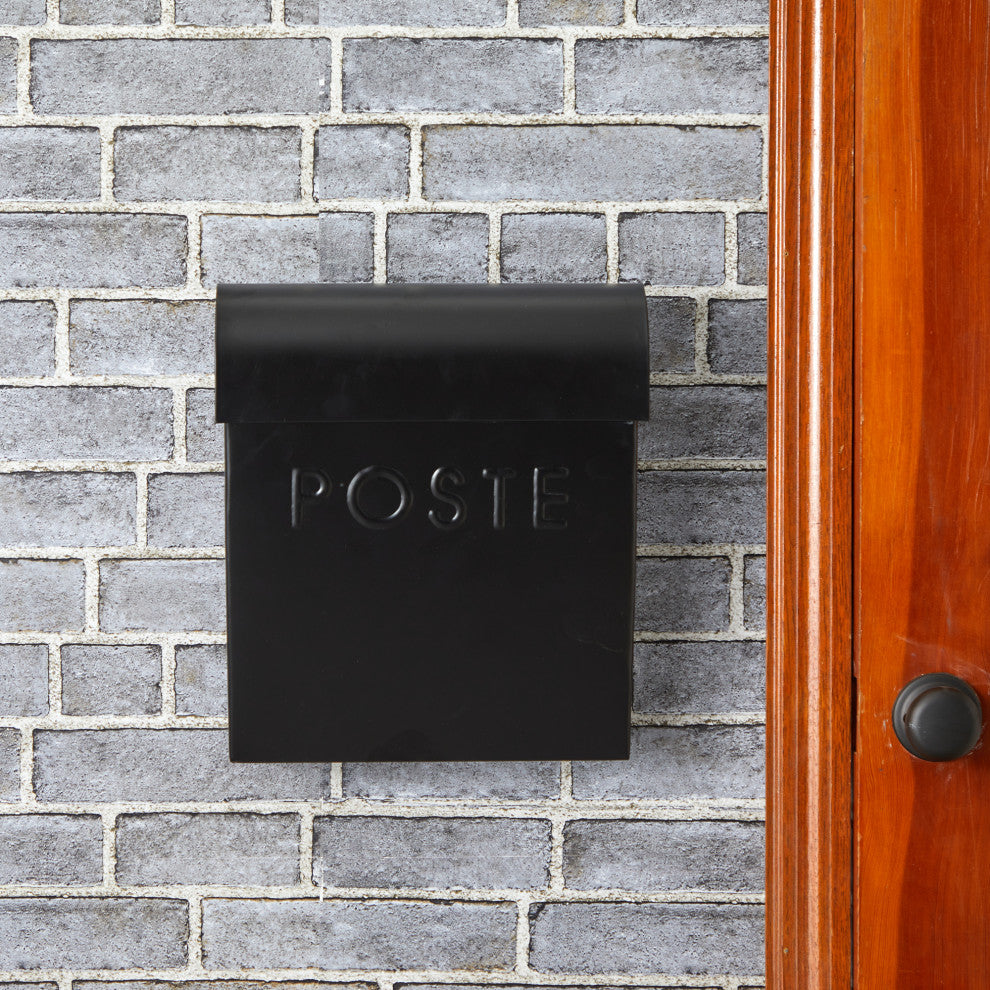 14" Poste Mailbox Wall Decor