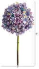 19" Hydrangea Artificial Flower, Set of 3