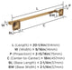Amerock Stature Transitional Towel Bar, Champagne Bronze, 18" Center-to-Center