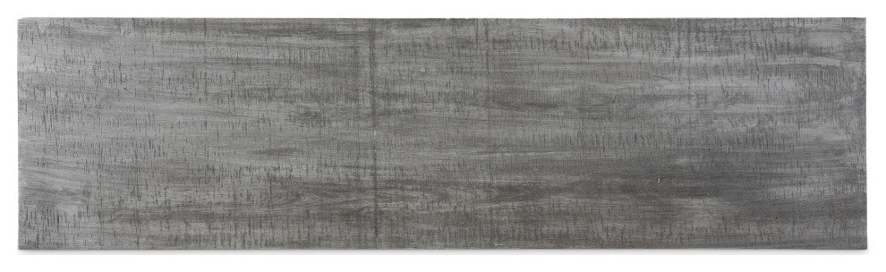 Raven Grey Mango Wood Dining bench With Black Iron 50"