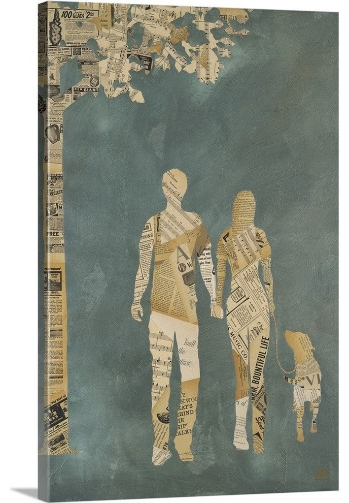 "Summer Stroll" Wrapped Canvas Art Print, 20"x30"x1.5"