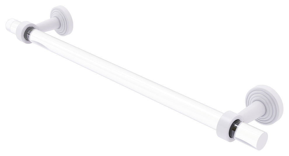 Pacific Beach 18" Towel Bar, Matte White