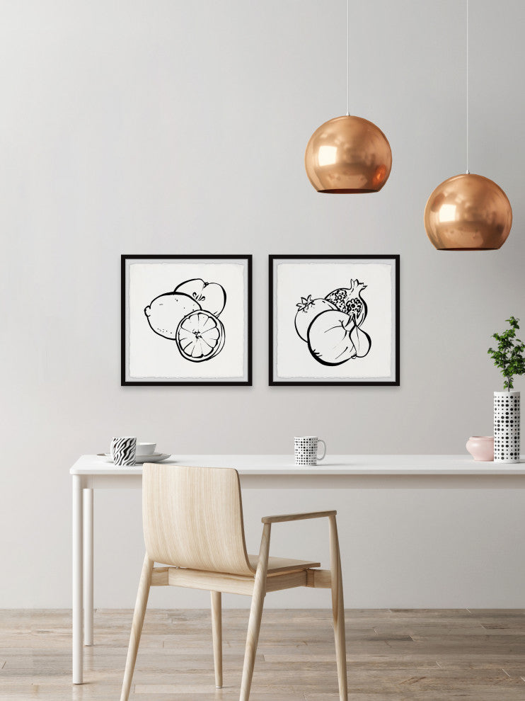 Healthy Twist Diptych, Set of 2, 12x12 Panels