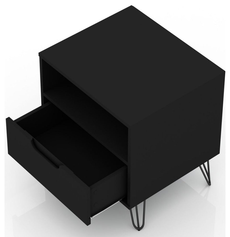 Rockefeller 1.0 Nightstand, Black