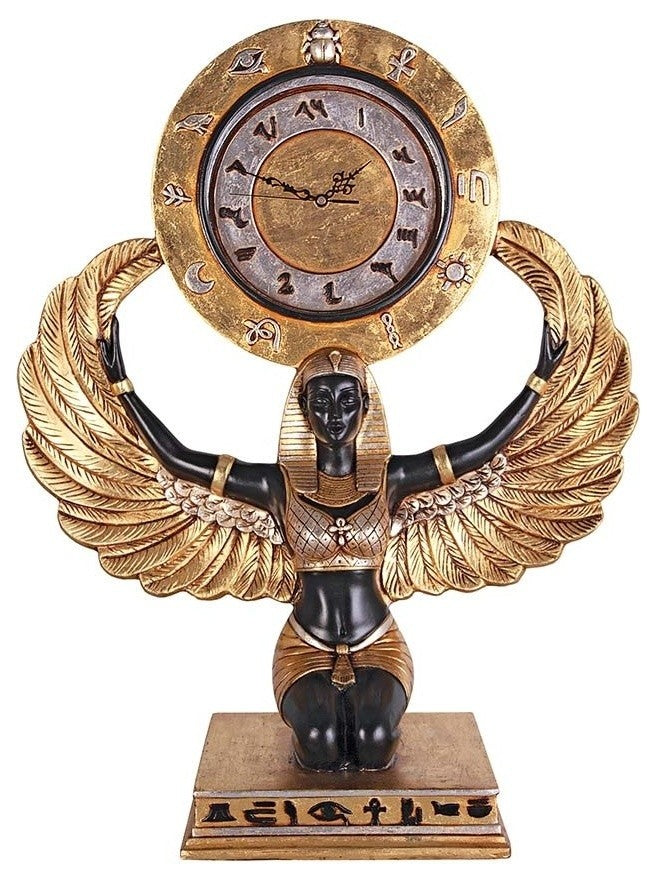 Egyptian Goddess Isis Clock