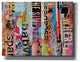 Epic Graffiti 'Metro Mix 21 II' by Erin Ashley Giclee Wall Art, 18"x16"