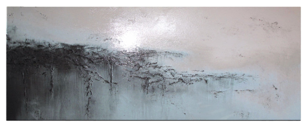 Modern Abstract Limited Edition Painting 60x24" "Urban Whispers"