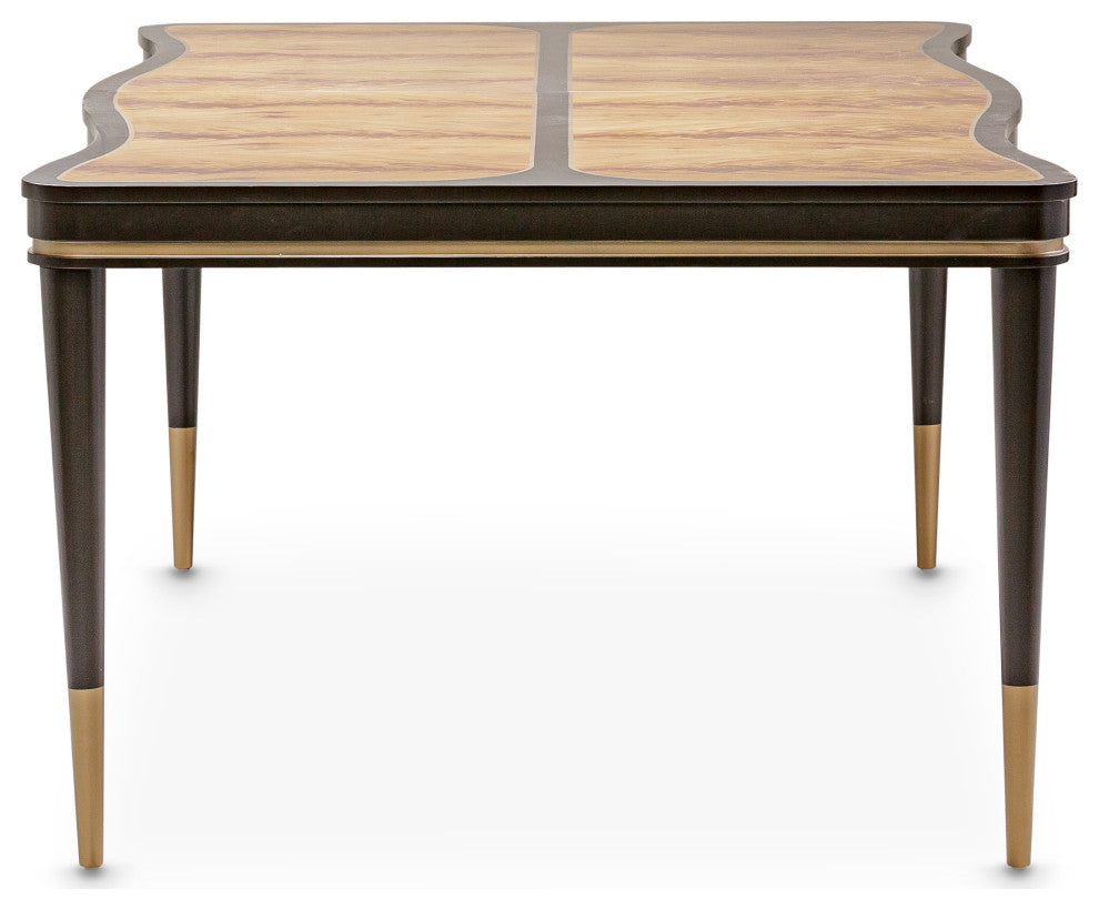 Malibu Crest Rectangular Dining Table - Crotch Mahogany