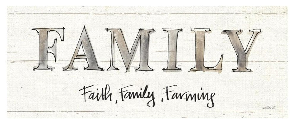 "Farm Memories VII" Digital Paper Print by Anne Tavoletti, 52"x22"