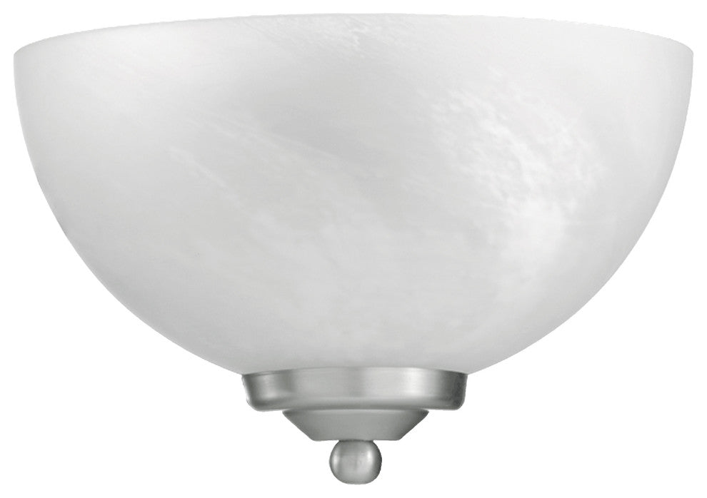 Hemisphere Sconce Wall Sconce, Satin Nickel