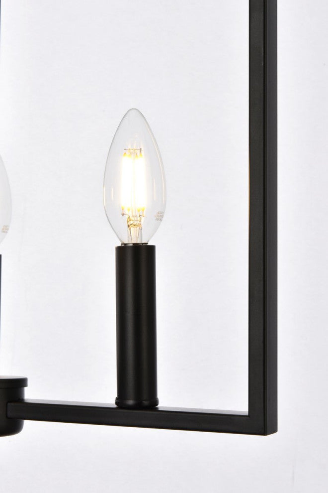 Vincent 3-Light Pendant, Black