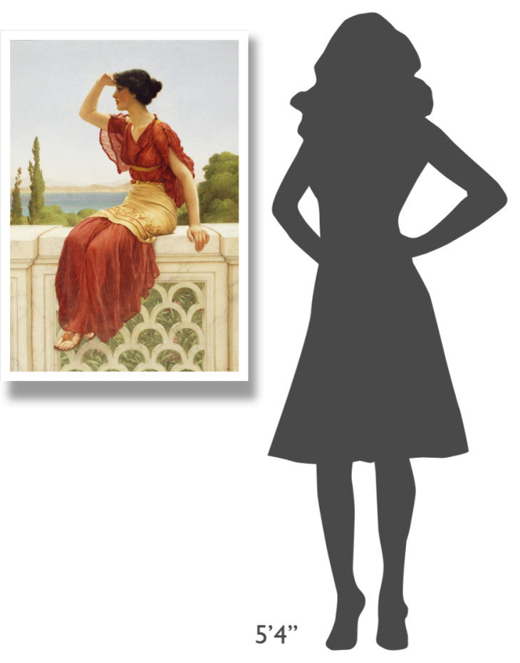 "The Signal" Digital Paper Print by John William Godward, 26"x38"