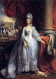 Benjamin West Queen Charlotte, 18"x27" Wall Decal Print