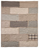 Smoky Cobblestone Cotton Throw