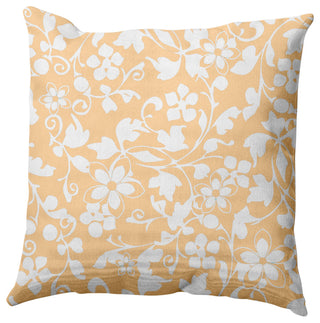 Evelyn Decorative Throw Pillow, Corn Yellow, 20"x20"