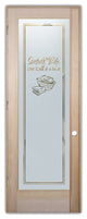 Laundry Door - Sorting Out Life Laundry Basket - Douglas Fir (stain grade) -...
