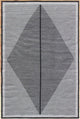 Elyza Handwoven Contemporary Rug, Gray/Black, Rectangular 5'x7'6