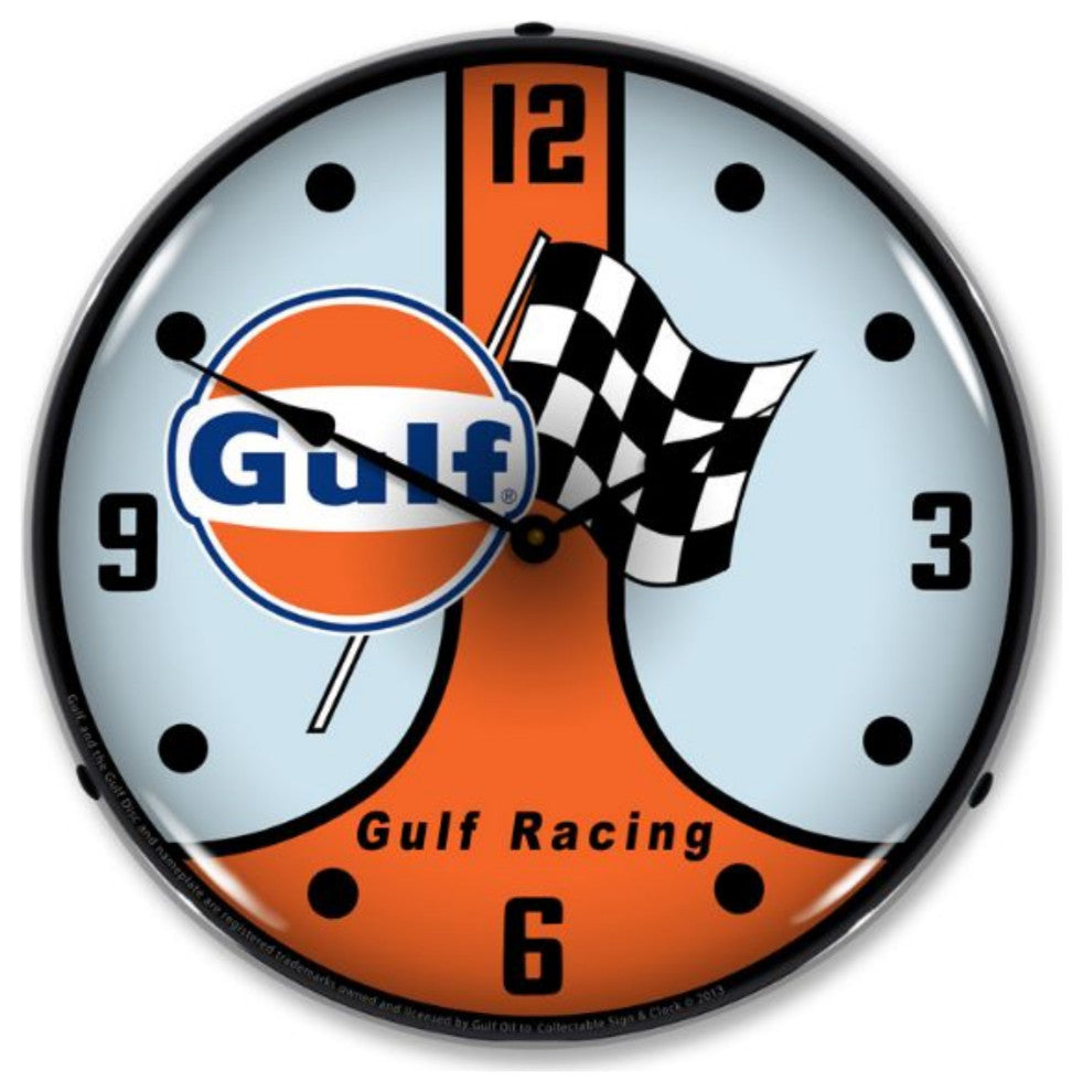 GO1304438 Gulf Racing GT40 Clock